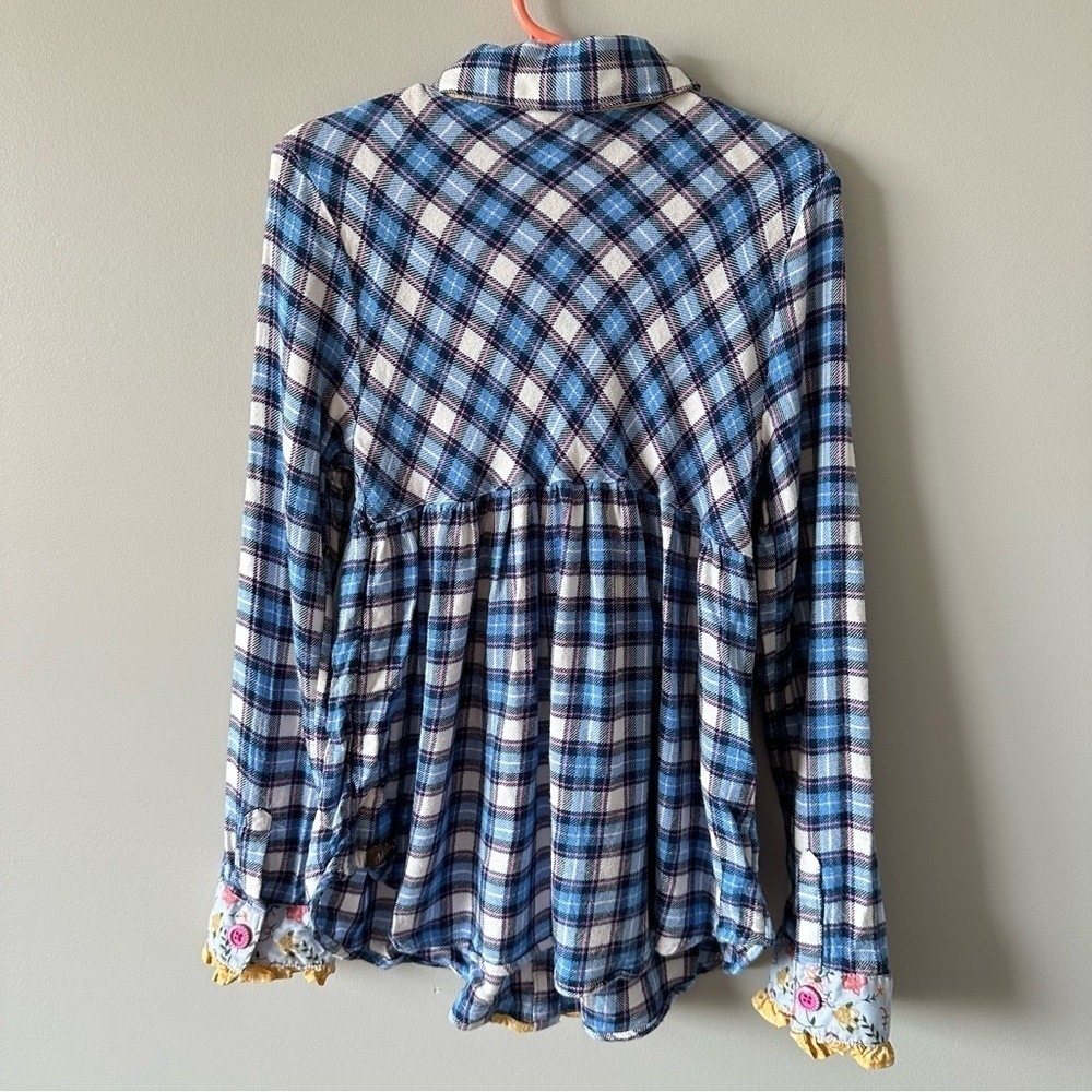 Matilda Jane size 10 Make Believe Floating Away tunic plaid flannel - Picture 9 of 11